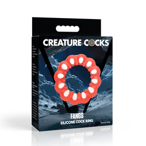 Fangs Silicone Cock Ring-5