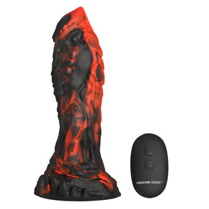 Inferno Cock Vibrating Silicone Dildo-5