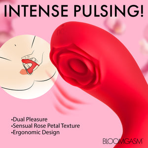 Rose Touch Pulsing Silicone Finger Vibrator-3