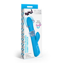 Load image into Gallery viewer, Rotating Beaded Silicone Rabbit Vibrator-5