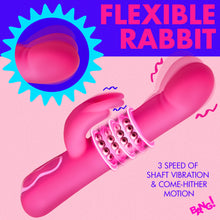 Load image into Gallery viewer, Come-Hither Beaded Silicone Rabbit Vibrator-2