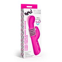 Load image into Gallery viewer, Come-Hither Beaded Silicone Rabbit Vibrator-5