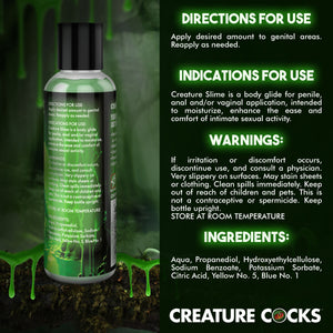 Green Creature Slime Water-Based Lubricant - 4oz-7