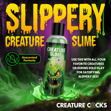 Load image into Gallery viewer, Green Creature Slime Water-Based Lubricant - 8oz-9