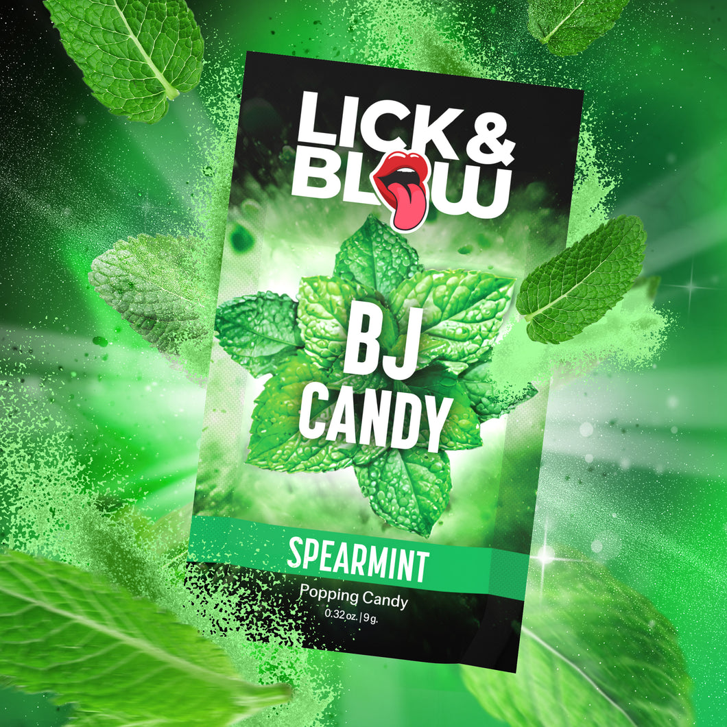 Lick & Blow Spearmint Popping BJ Candy-0