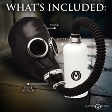 Load image into Gallery viewer, Dark Inhaler Gas Mask with Bottle-4