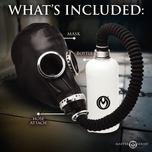 Dark Inhaler Gas Mask with Bottle-4