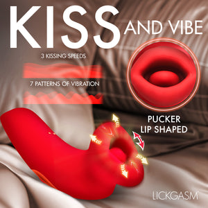 Plump Kiss Sucking and Vibrating Clitoral Stimulator-1