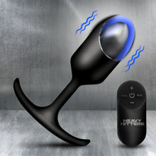 Load image into Gallery viewer, Vibrating Large Weighted Silicone Anal Plug-0