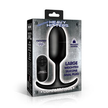 Load image into Gallery viewer, Vibrating Large Weighted Silicone Anal Plug-4