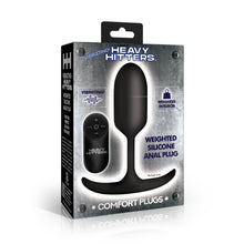 Load image into Gallery viewer, Vibrating Weighted Silicone Anal Plug-4