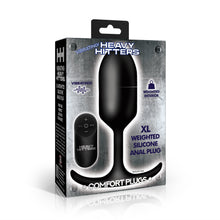 Load image into Gallery viewer, Vibrating XL Weighted Silicone Anal Plug-4