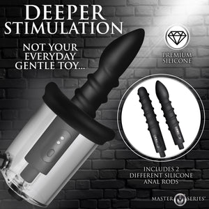 Rosebud Driller Deluxe Set Vibrating Silicone Rosebud Pump-3