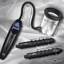 Load image into Gallery viewer, Rosebud Driller Deluxe Set Vibrating Silicone Rosebud Pump-4
