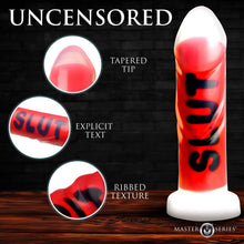 Load image into Gallery viewer, Slut Silicone Dildo-1