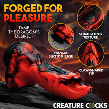 Load image into Gallery viewer, Dragon Thrust Thrusting &amp; Vibrating Silicone Dildo-2