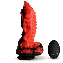 Load image into Gallery viewer, Dragon Thrust Thrusting &amp; Vibrating Silicone Dildo-4
