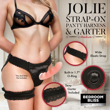 Load image into Gallery viewer, Jolie Strap-On Panty Harness &amp; Garter - Medium-1