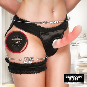 Jolie Strap-On Panty Harness & Garter - Medium-3