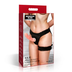 Jolie Strap-On Panty Harness & Garter - Medium-5