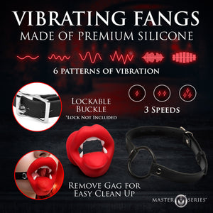 Vampire Vibrating Mouth Gag-1