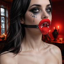 Load image into Gallery viewer, Vampire Vibrating Mouth Gag-0