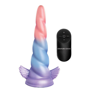 Deluxe Dream Rider Vibrating Unicorn Silicone Dildo-3