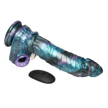 Load image into Gallery viewer, Astro-Thrust Thrusting and Vibrating Silicone Dildo-4