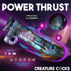 Astro-Thrust Thrusting and Vibrating Silicone Dildo-1