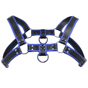 Bulldog Harness - Blue-4