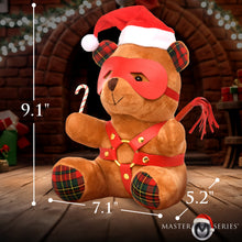 Load image into Gallery viewer, Holiday Bondage Bear - Brown-3