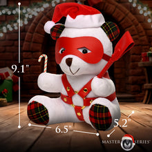 Load image into Gallery viewer, Holiday Bondage Bear - White-3