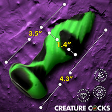 Load image into Gallery viewer, Eye of the Spawn Vibrating &amp; Squirming Silicone Butt Plug-3