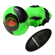 Load image into Gallery viewer, Eye of the Spawn Vibrating &amp; Squirming Silicone Butt Plug-4