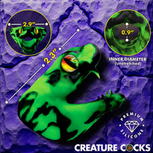 Load image into Gallery viewer, Master Cobra Silicone Cock Ring - Green-2