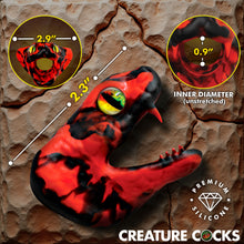 Load image into Gallery viewer, Master Cobra Silicone Cock Ring - Red-2