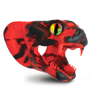 Master Cobra Silicone Cock Ring - Red-3