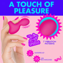 Load image into Gallery viewer, Silicone Finger Vibrator - Pink-1