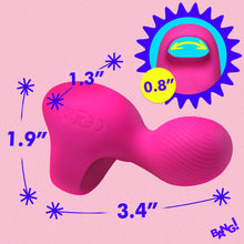 Load image into Gallery viewer, Silicone Finger Vibrator - Pink-3