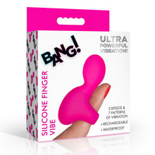Load image into Gallery viewer, Silicone Finger Vibrator - Pink-5