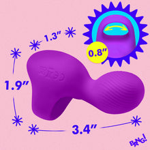 Load image into Gallery viewer, Silicone Finger Vibrator - Purple-3