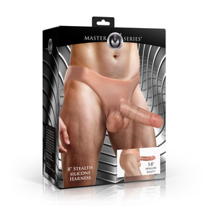 8" Stealth Silicone Strap-On-5