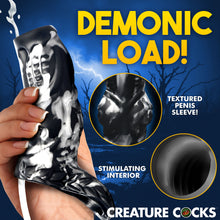 Load image into Gallery viewer, Night Prowler Squirting Silicone Penis Enhancer - Silver-1
