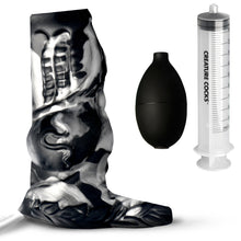 Load image into Gallery viewer, Night Prowler Squirting Silicone Penis Enhancer - Silver-5