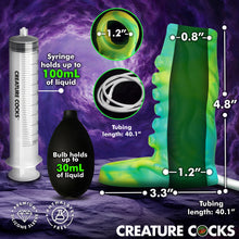 Load image into Gallery viewer, Tentacle Squirting Silicone Penis Enhancer - Green-3