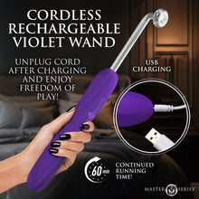 Load image into Gallery viewer, Elektra Rechargeable E-Stim Wand - Purple-3