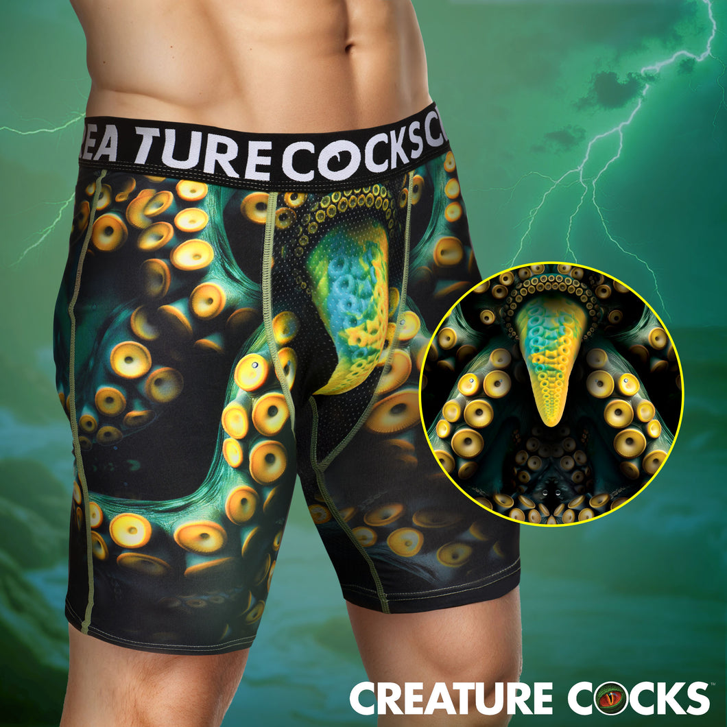 Creature Wear Monstropus Tentacled Monster Boxer Shorts - Medium-0