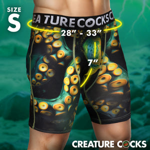 Creature Wear Monstropus Tentacled Monster Boxer Shorts - Small-4