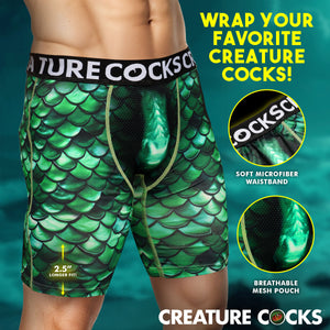 Creature Wear Cockness Monster Lake Creature Boxer Shorts - X-Large-2