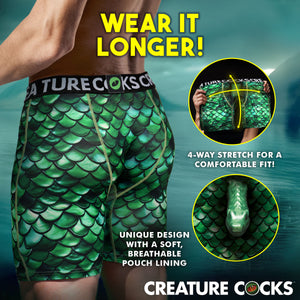 Creature Wear Cockness Monster Lake Creature Boxer Shorts - X-Large-3